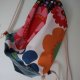 Plecak 100% bawełna, handmade, patchwork, worek na plecy Kwiaty, Kropki, Folk