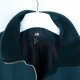 H&M ciemnozielony płaszcz jesionka  z wool zip / 34
