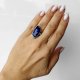 Bluesky srebrny pierścionek z lapis lazuli