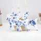 1 duży ceramiczny renifer świąteczny - śnieg