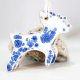 3 reniferki ceramiczne ozdoby choinkowe