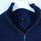 Urban Outfitters męski granatowy sweter stójka zip / S