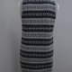 sukienka długi sweter Joanna Hunter Knitwear M/L Shetland wełna szetlandzka Fair Isle Ninian unikat