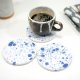 3 Ceramiczne podkładki pod kubek - lód
