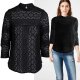 160zł LINDEX czarna koronkowa bluzka 38/40  Hv211
