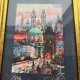 Magiczna Praga ❤ Obraz akwaforta ❤ Sygnowany odręcznie