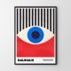 Plakat Bauhaus geometria v4 - format 40x50 cm