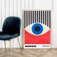 Plakat Bauhaus geometria v4 - format 40x50 cm