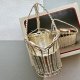 Wine Basket Silver Plated ❀ڿڰۣ❀ Duży Koszyk na wino ❀ڿڰۣ❀ Nowy