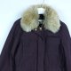 H&M lekko ocieplana kurtka parka burgund / 36 - S