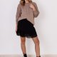 Swetrowa bluza - SWE322 mocca MKM