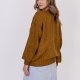 Sweter w warkoczowe wzory - SWE323 miodowy MKM