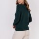 Cienki i ciepły sweterek - SWE243 zielony MKM