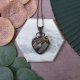 Miedziany wisiorek wire wrapping z jaspisem #412