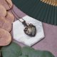 Miedziany wisiorek wire wrapping z jaspisem #412