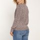 Melanżowy sweter - SWE244 różowy - melanż MKM