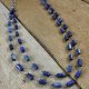 Naszyjnik - podwójny z lapis lazuli