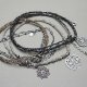 Diamonds /black/-  naszyjnik