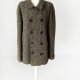 Trussardi płaszcz z wełny boucle plus size