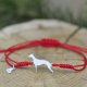 Whippet / Chart angielski - bransoletka z psem, srebro 925