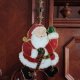 Mikołaj-witraż-plastikowy vintage ozdoba świąteczna