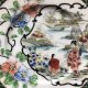 Japoński ręcznie malowany porcelanowy talerzyk cudo sztuki orientu