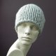 GRUBAS * 100% WOOL * ZIMOWA CZAPA UNISEX * JASNOSZARA