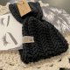 Opaska 100% wełna merino, kolor czarny