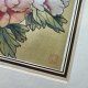 Beautiful Japanese ❀ڿڰۣ❀ Peonie malowane na jedwabiu ❀ڿڰۣ❀ Obraz sygnowany