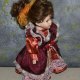Porcelanowa lalka brunetka