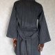 Kimono z wełny z kaszmirem malowane wełną.