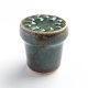 ceramiczne małe gałki do mebli zielonobrązowe, wz.9