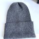 Beanie czapka z wełny merino VARELLA 100% Baby Merino 20 Ciemny Szary - od ręki