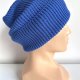 Beanie czapka z wełny merino VARELLA 100% Baby Merino 33 Jaskrawoniebieski - od ręki