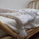 Komplet pościeli do łóżeczka bawełna muślin kołdra poduszka pościel bawełniana z wypełnieniem