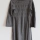 sukienka z wełną dzianinowa vintage H&M szara