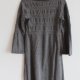 sukienka z wełną dzianinowa vintage H&M szara