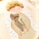 Aniołek z kotem, ręcznie malowany obrazek na pamiątkę dla dziecka