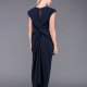 navy mary back knot dressi