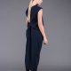 navy mary back knot dressi