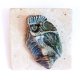 SYRENKA fresk rzeźba naturalna Dusze Kamieni Stone Soul miniatura obraz 3d