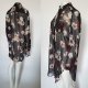 NEW LOOK koszulowa tunika sukienka w kwiaty z szyfonu R 40-46  Hu18