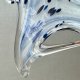 Beautiful Murano Italian Glass Abstract Star Center Bowl 35cm ❤ Szkło barwione w masie