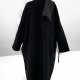 Rzadkie znalezisko Luźny długi oversizowy czarny płaszcz Cut Loose 80% WOOL – rozmiar 40-56