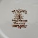 Antique Plate Mason's England ❤ Duży porcelanowy talerz ozdobny