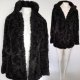NEW LOOK czarne futro płaszcz damski z kieszeniami R 40 L Hu84