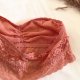 Koralowe bandeau z koronki