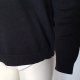 Klasyczny czarny sweter damski bawełna H&M BASIC 40 L Hu94