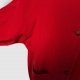 PTA city wełniany czerwony płaszcz przejściowy 40 XL vintage