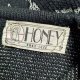 Honey vintage czarny sweter M 38 srebrny wzór